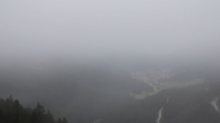 Dieses Bild zeigt eine Webcam-Aufnahme vom Achertal, aufgenommen am Dienstag, den 11.02.2025 um 14:20 Uhr. Die Temperatur betrug 3.2°C.