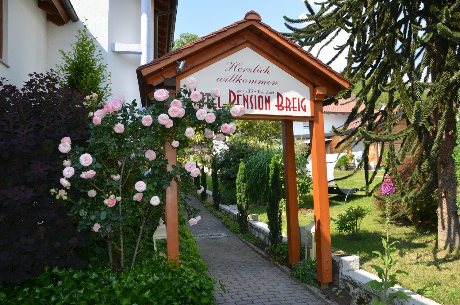 Bild von Eingang Hotel-Pension Breig