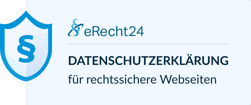 Datenschutz Siegel eRecht 24 Premium