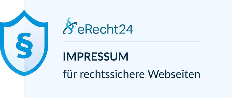 Impressum Siegel eRecht 24 Premium